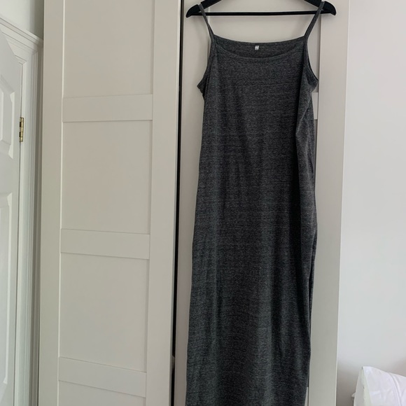 Long gray t dress by Muji - Picture 2 of 5